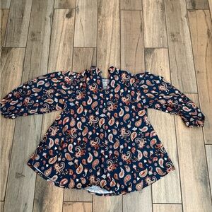 LuLaRoe Paisley Knit Top